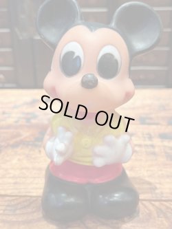 画像1: MICKEY MOUSE "MADE IN ITALY" 1960'S SQUEEZE FIGURE