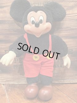 画像1: MICKEY MOUSE 1980’S RUBBER FACE DOLL