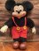 画像1: MICKEY MOUSE 1980’S RUBBER FACE DOLL (1)