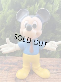 画像1: MICKEY MOUSE "MADE IN FRANCE" 1968'S SQUEEZE FIGURE