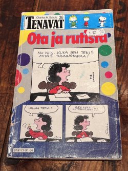 画像1: PEANUTS ”Ota ja rutista” 19990'S FINNISH COMIC BOOK 