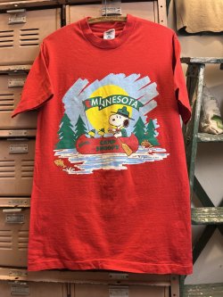 画像1: PEANUTS "KNOTT'S BERRY FARM🛶CAMP SNOOPY" 1990'S T-SHIRTS