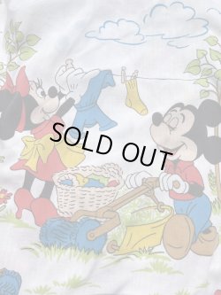 画像6: DISNEY "HOUSEKEEPING" VINTAGE TWIN FLAT SHEETS