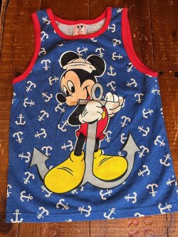 画像1: MICKEY MOUSE "MADE IN USA" KIDS VINTAGE TANK