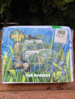 画像1: BUGS LIFE "MADE IN USA" D.STOCK TWIN BEDSKIRT