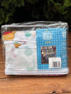 画像4: WINNIE THE POOH "MADE IN USA" D.STOCK TWIN BEDSKIRT #2