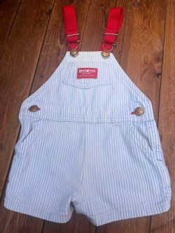 画像1: OSHKOSH "MADE IN USA" KIDS VINTAGE OVERALL 