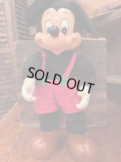 画像1: MICKEY MOUSE  RUBBER FACE DOLL