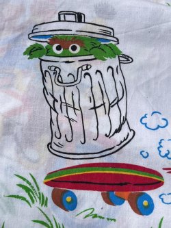 画像6: SESAME STREET "MADE IN USA" VINTAGE TWIN FLAT SHEETS