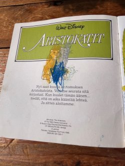 画像6: DISNEY "ARISTOKATIT" 1990'S FINNISH READING BOOK ＋ CASSETTE TAPE