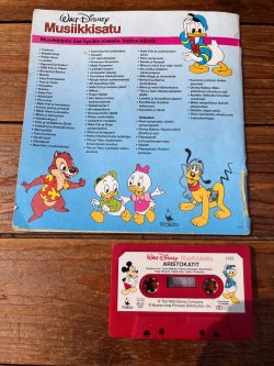 画像4: DISNEY "ARISTOKATIT" 1990'S FINNISH READING BOOK ＋ CASSETTE TAPE