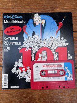 画像1: DISNEY "101 DALMATIALAISTA" 1990'S FINNISH READING BOOK ＋ CASSETTE TAPE