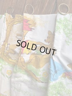 画像13: WINNIE THE POOH "MADE IN USA" VINTAGE CURTAIN FABRIC