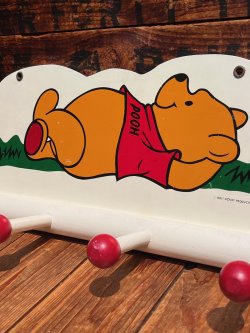 画像1: WINNIE THE POOH 1970'S WALL HANGER RACK #1