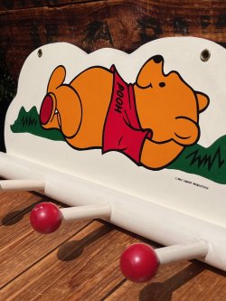 画像1: WINNIE THE POOH 1970'S WALL HANGER RACK #2
