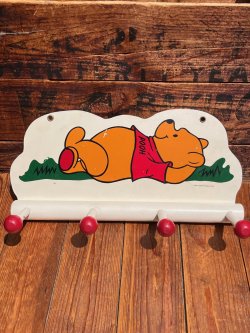 画像2: WINNIE THE POOH 1970'S WALL HANGER RACK #3