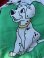 画像6: 101 DALMATIANS VINTAGE BABY BED FLAT SHEETS