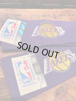 画像11:  LOS ANGELES LAKERS 1990'S D.STOCK NBA HEAD BAND #1
