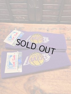 画像10:  LOS ANGELES LAKERS 1990'S D.STOCK NBA HEAD BAND #1