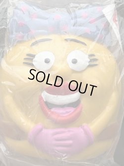 画像1: JACK IN THE BOX "MISS. BURGER🎀PURPLE” 1990'S FINGER PUPPET
