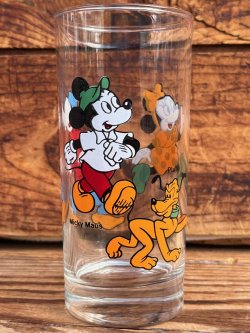 画像1: WALT DISNEY PRODUCTIONS "GERMAN🇩🇪MICKEY" VINTAGE GLASS 