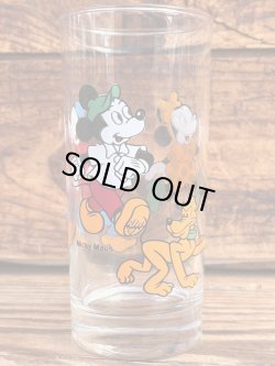 画像1: WALT DISNEY PRODUCTIONS "GERMAN🇩🇪MICKEY" VINTAGE GLASS 