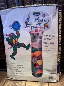 画像5: TURTLES "DUNK" BASKET HOOP 1988'S LAUNDRY BAG 