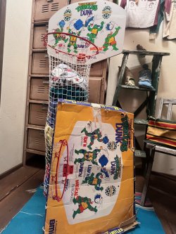 画像25: TURTLES "DUNK" BASKET HOOP 1988'S LAUNDRY BAG 