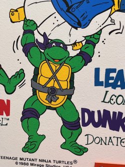 画像13: TURTLES "DUNK" BASKET HOOP 1988'S LAUNDRY BAG 