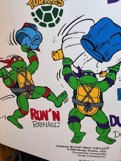 画像8: TURTLES "DUNK" BASKET HOOP 1988'S LAUNDRY BAG 