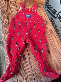 画像1: OSHKOSH "MADE IN USA" KIDS VINTAGE CORDS OVERALL 