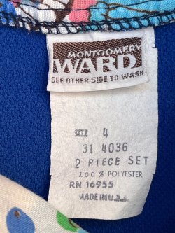 画像3: MONTGOMERY WARD "MADE IN USA" KIDS 1970'S 2PIECE SET