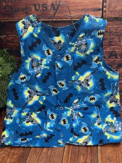 画像1: BATMAN KIDS USED REVERSIBLE VEST