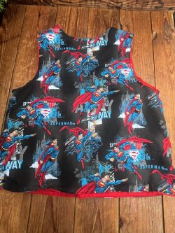 画像2: SUPERMAN KIDS USED REVERSIBLE VEST