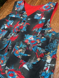 画像8: SUPERMAN KIDS USED REVERSIBLE VEST
