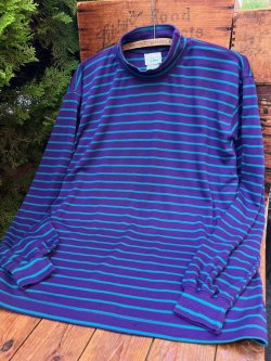 画像1: L.L.BEAN "MADE IN USA" 1990'S MOCK NECK L/S SHIRTS