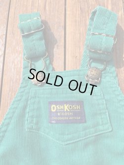 画像3: OSHKOSH "MADE IN USA" KIDS VINTAGE CORDS OVERALL 