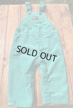 画像1: OSHKOSH "MADE IN USA" KIDS VINTAGE CORDS OVERALL 
