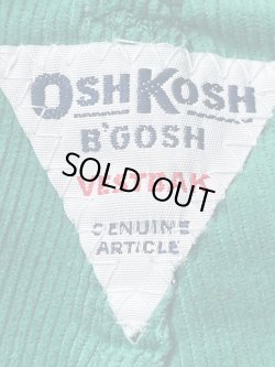画像8: OSHKOSH "MADE IN USA" KIDS VINTAGE CORDS OVERALL 