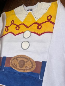 画像4: TOY STORY "JESSIE" KIDS HAND PAINTED SWEAT SHIRTS