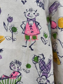 画像6: CHILDREN'S ”お絵描き柄” KIDS VINTAGE DRESS 
