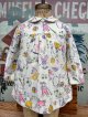 CHILDREN'S ”お絵描き柄” KIDS VINTAGE DRESS 