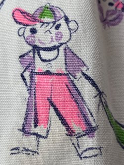 画像11: CHILDREN'S ”お絵描き柄” KIDS VINTAGE DRESS 