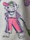 画像11: CHILDREN'S ”お絵描き柄” KIDS VINTAGE DRESS  (11)