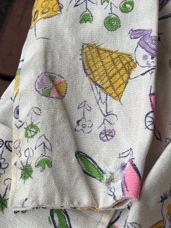 画像4: CHILDREN'S ”お絵描き柄” KIDS VINTAGE DRESS 