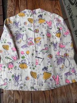 画像18: CHILDREN'S ”お絵描き柄” KIDS VINTAGE DRESS 