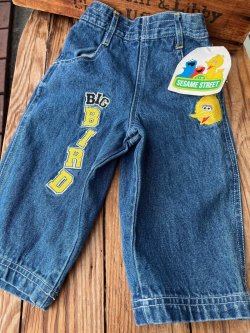 画像1: SESAME STREET ”MADE IN USA" KIDS D.STOCK DENIM PANTS