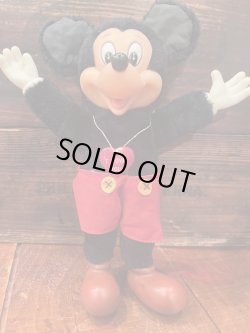 画像1: MICKEY MOUSE 1980'S "APPLAUSE" RUBBER FACE DOLL