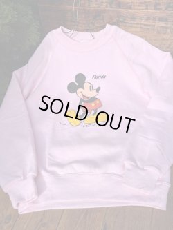 画像1: MICKEY MOUSE "MADE IN USA" KIDS VINTAGE SWEAT #1