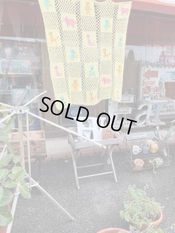 画像9: ANIMALS🦒VINTAGE  BABY KINIT BLANKET